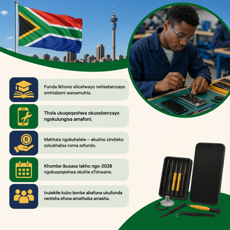 City of tshwane cell phone repair training programme 2026