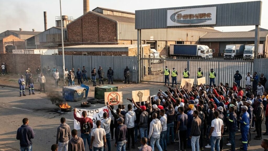 Izinkulungwane zentsha zihlasela izimboni