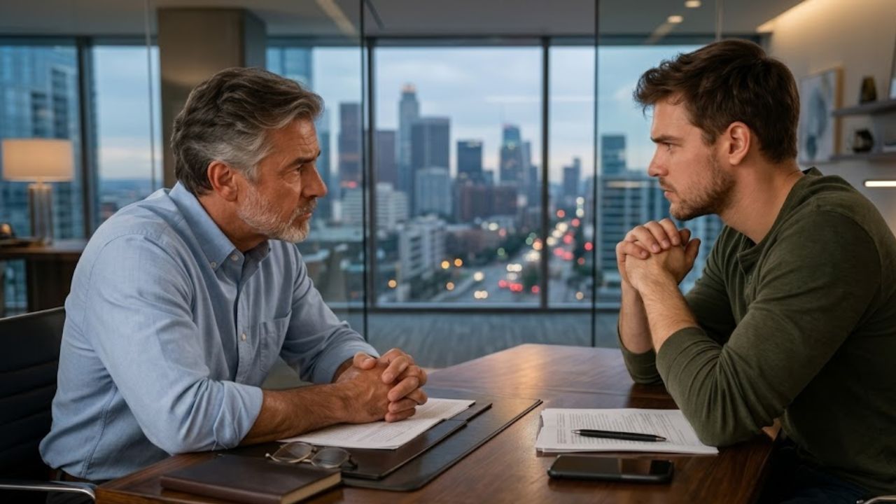 The folder was organized